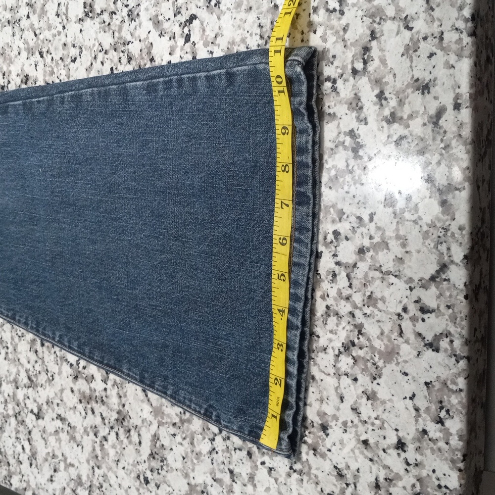 Calvin Klein Blue Flare & Wide Leg Jeans - Picture 8 of 14